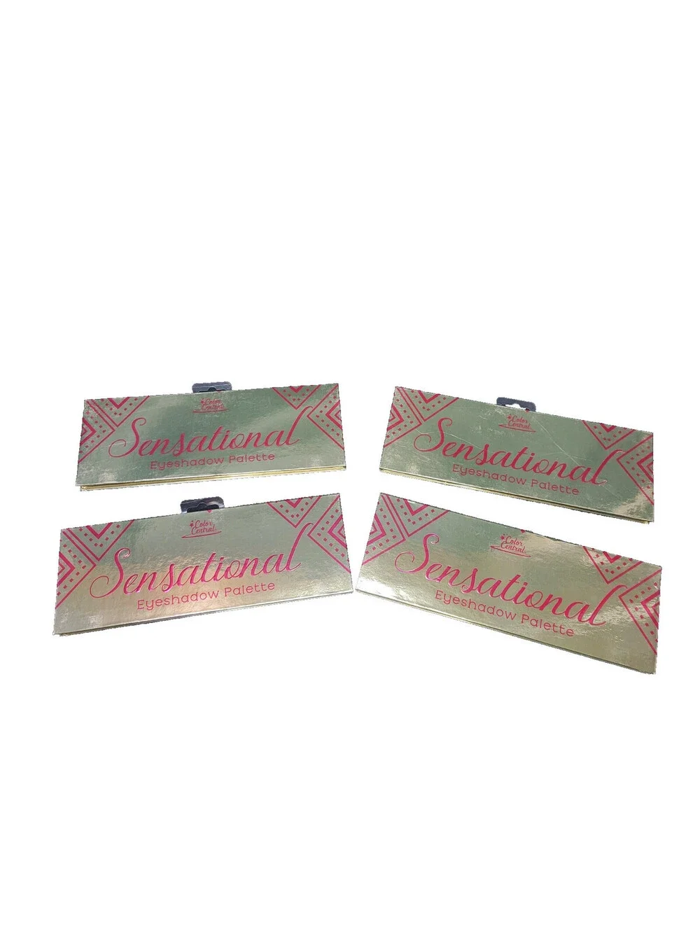 4 x Sensational Eyeshadow Palette 20 Color Blush Contour Matte & Shine
