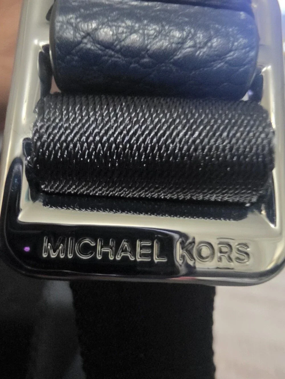 Michael Kors Midnight Navy Pebbled Leather Backpack