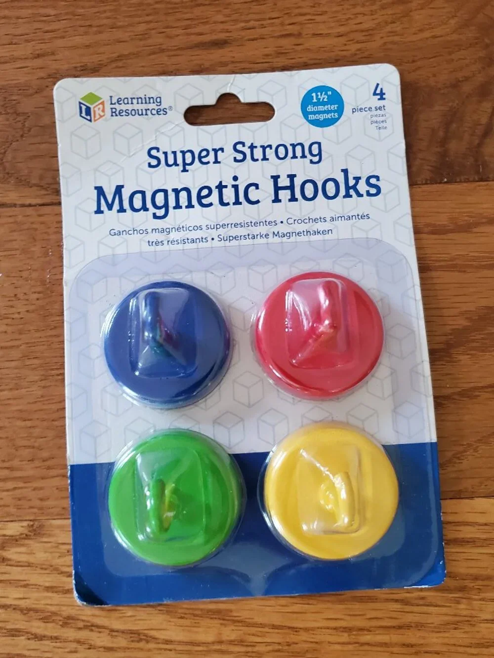 2 for $15 |Learning Resources Super Strong Magnetic Hooks, 1.5