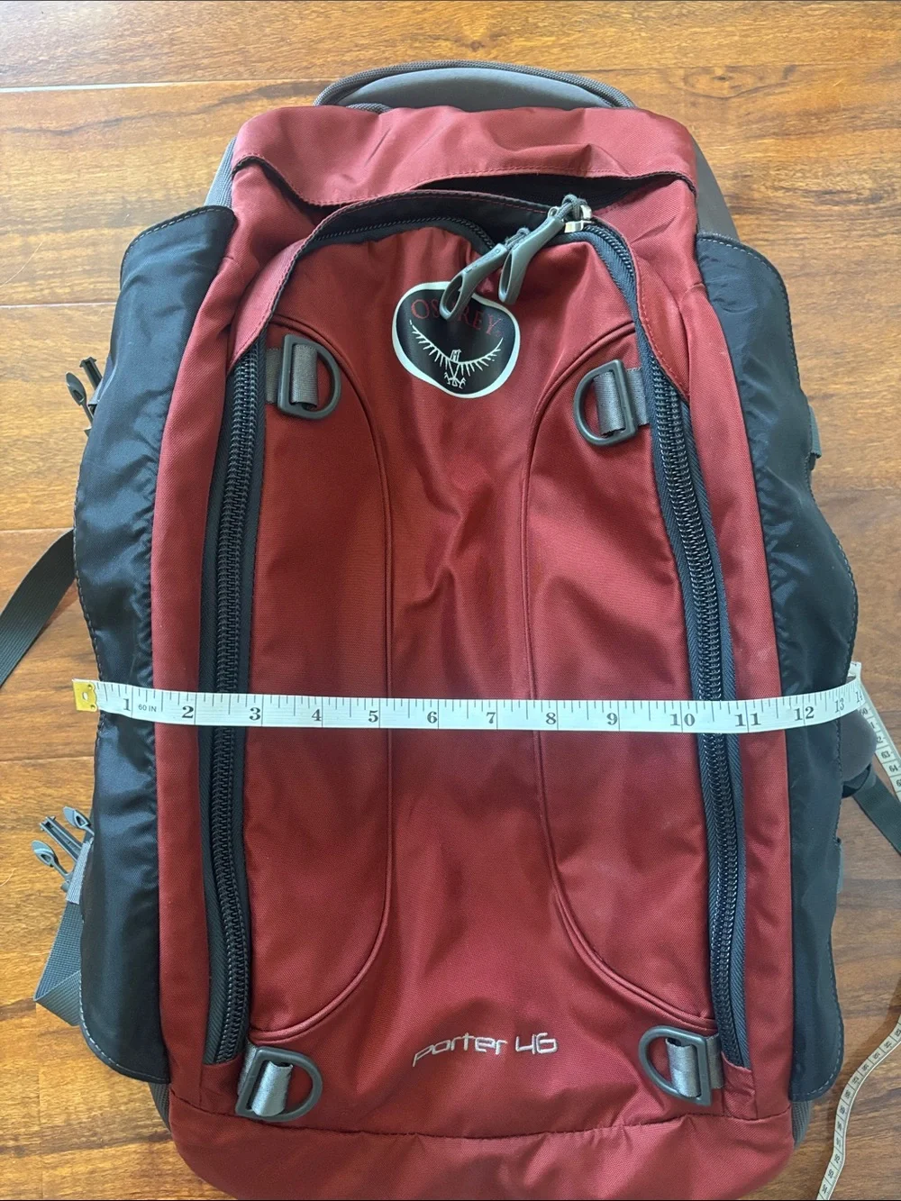 Osprey Porter 46 Bag Red Travel Packback