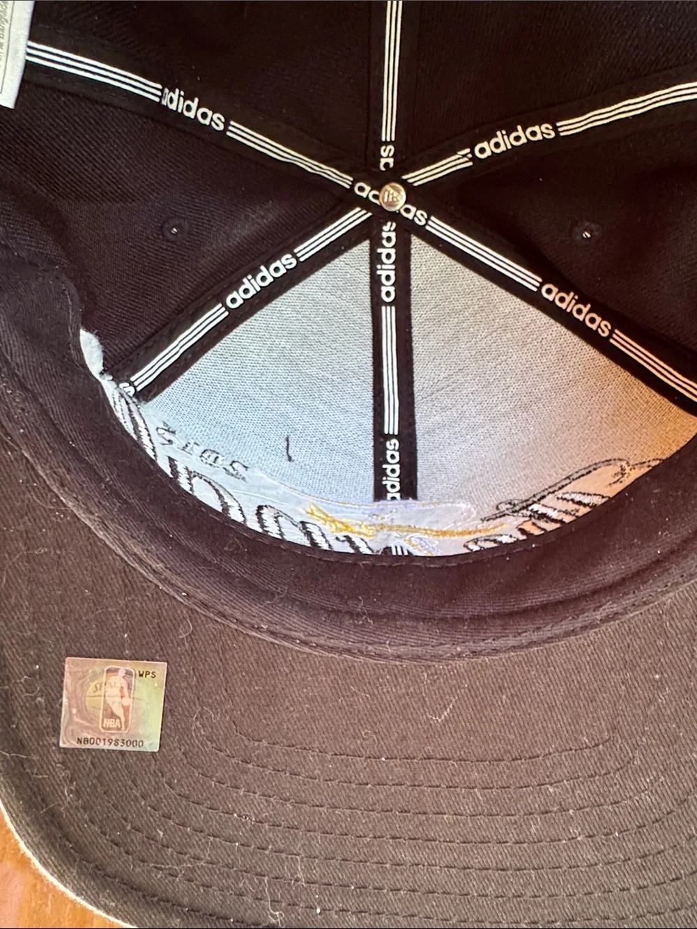 Adidas 2015 The Finals Golden State Basketball Snap-back Hat