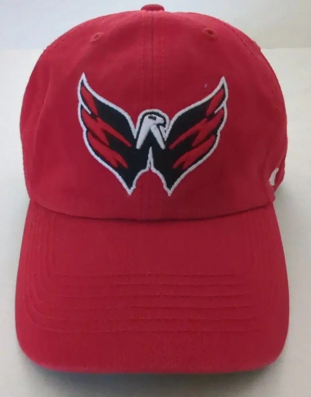 '47 Washington Capitals Red White Black Emboidered Logo NHL Cap Size Medium