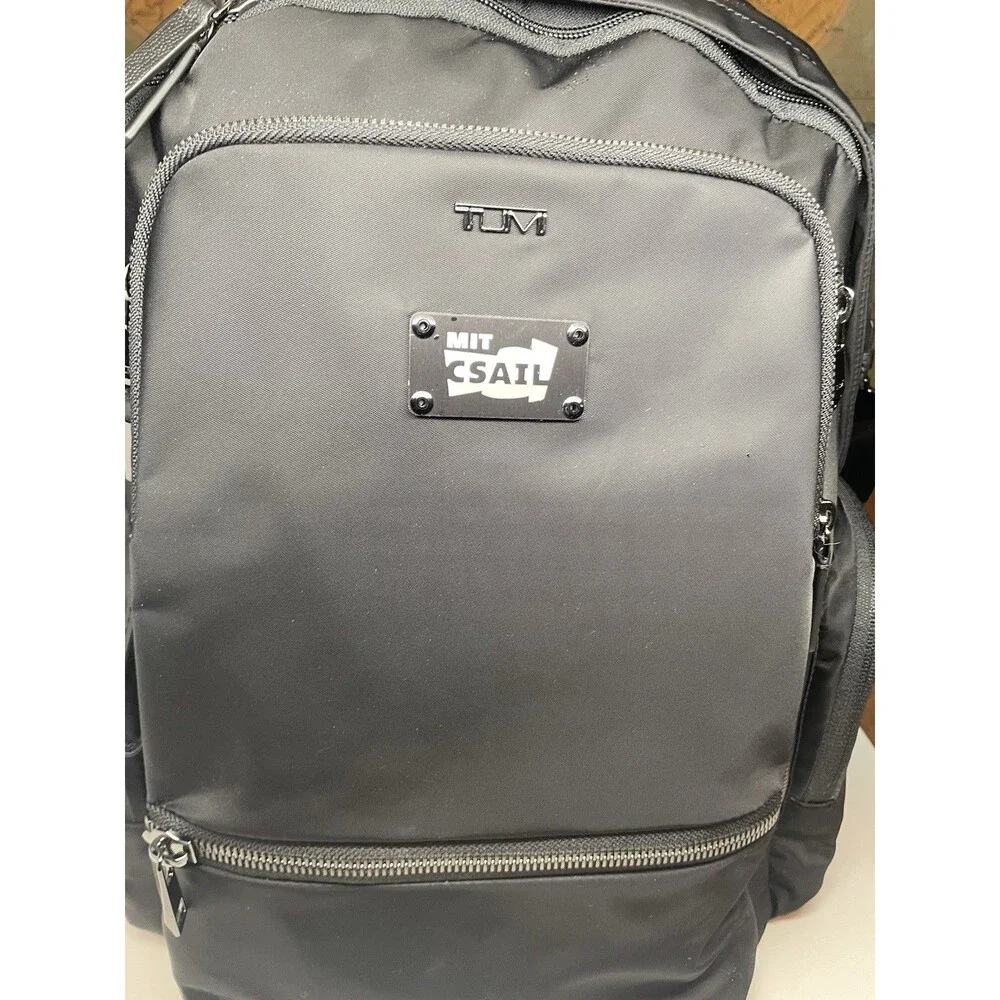 NEW TUMI Voyageur Celina Backpack - Rare MIT CSAIL Edition - Black/Gunmetal NWT
