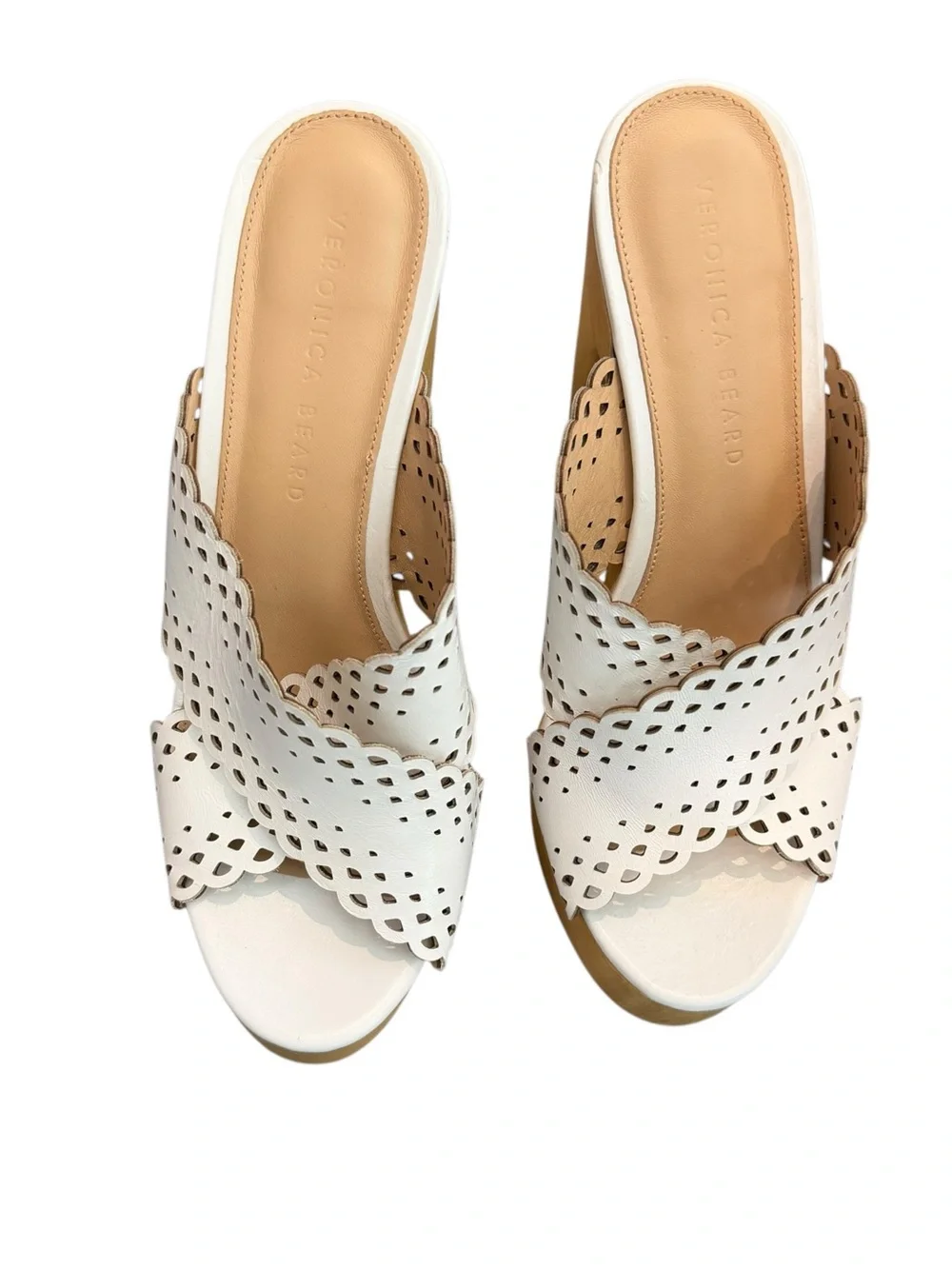Veronica Beard scalloped perforated