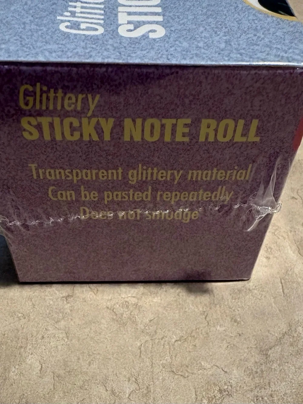 Glittery Sticky Note Roll 105 Sheets