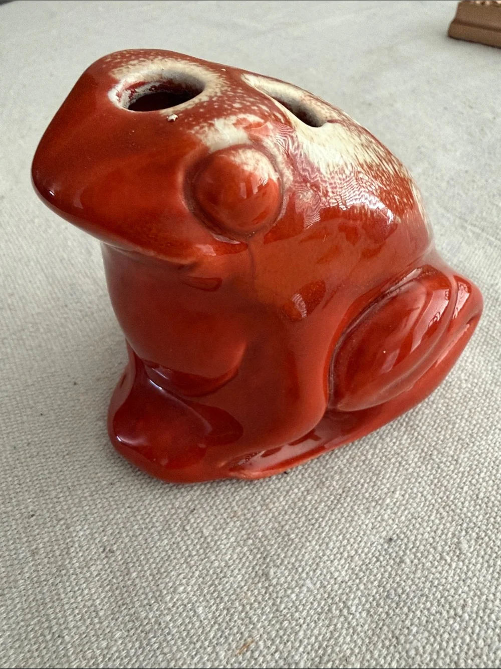 Vintage bright orange