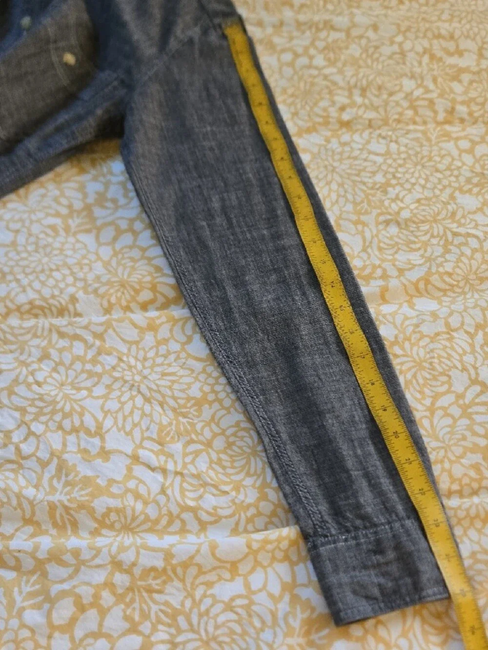 J. Crew black hambray