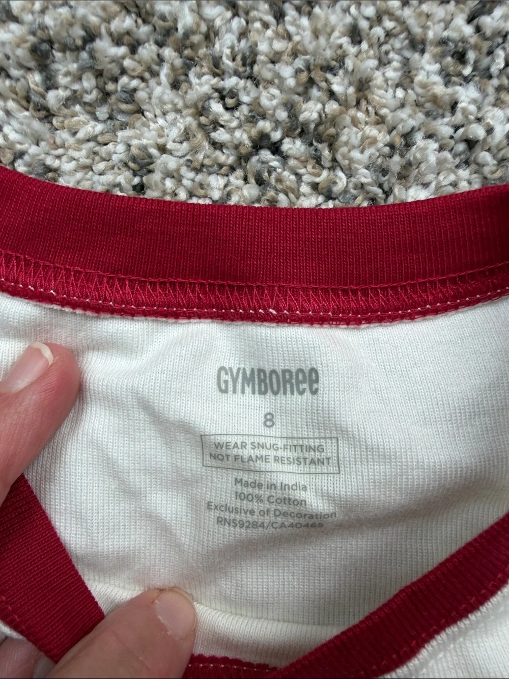 Gymboree cream long