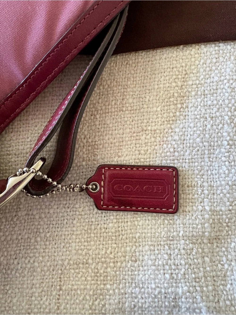 Coach set burgundy