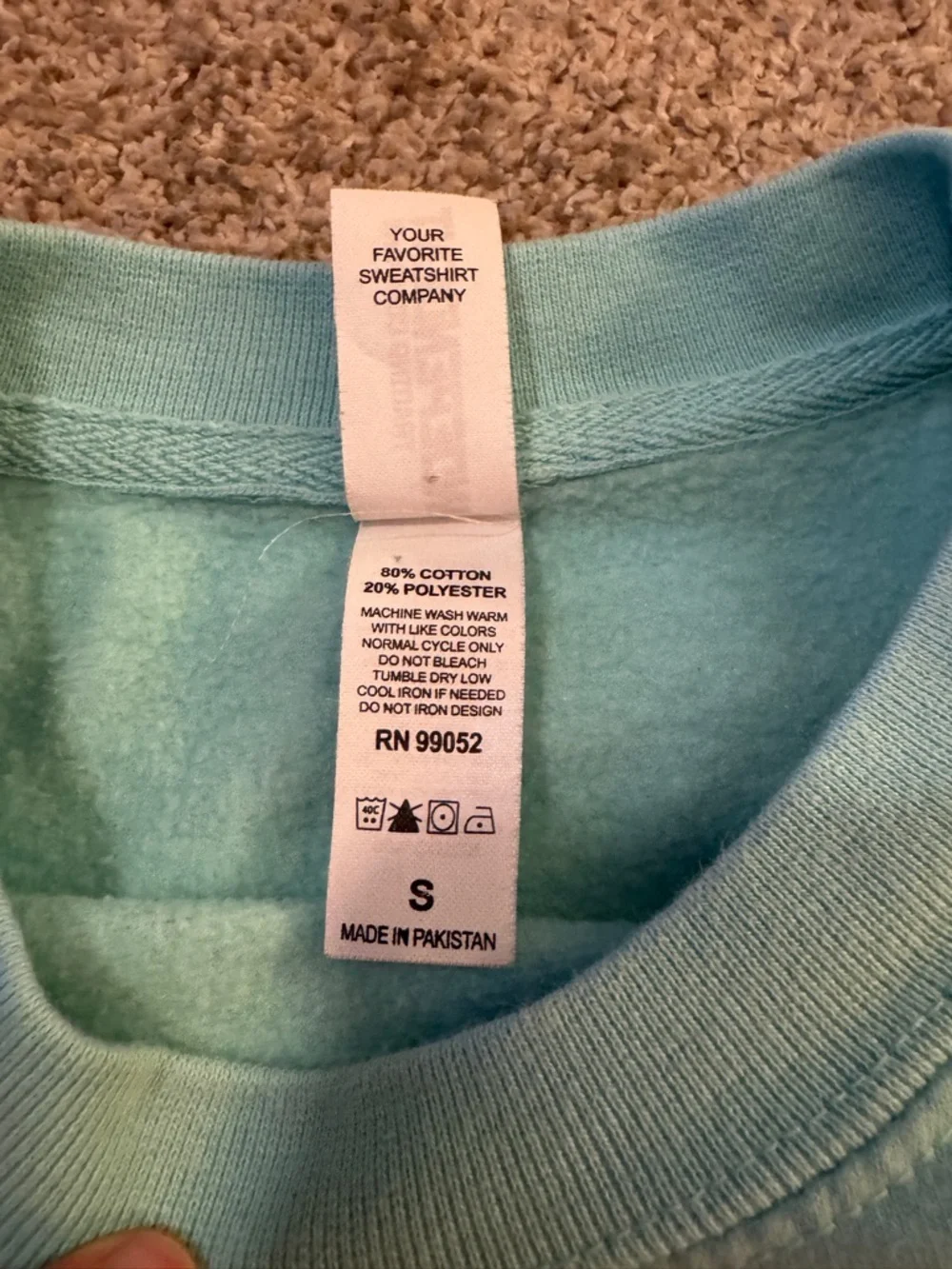 Vintage seafoam blue