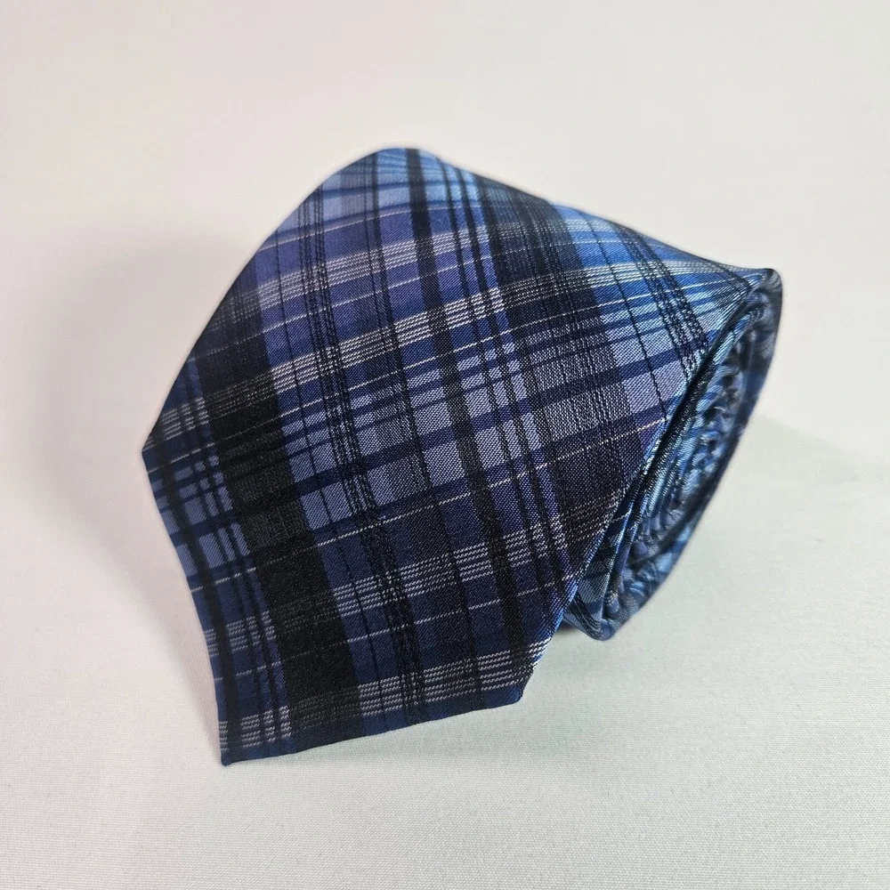 Burma Bibas Tie Mens Geometric Blue 3