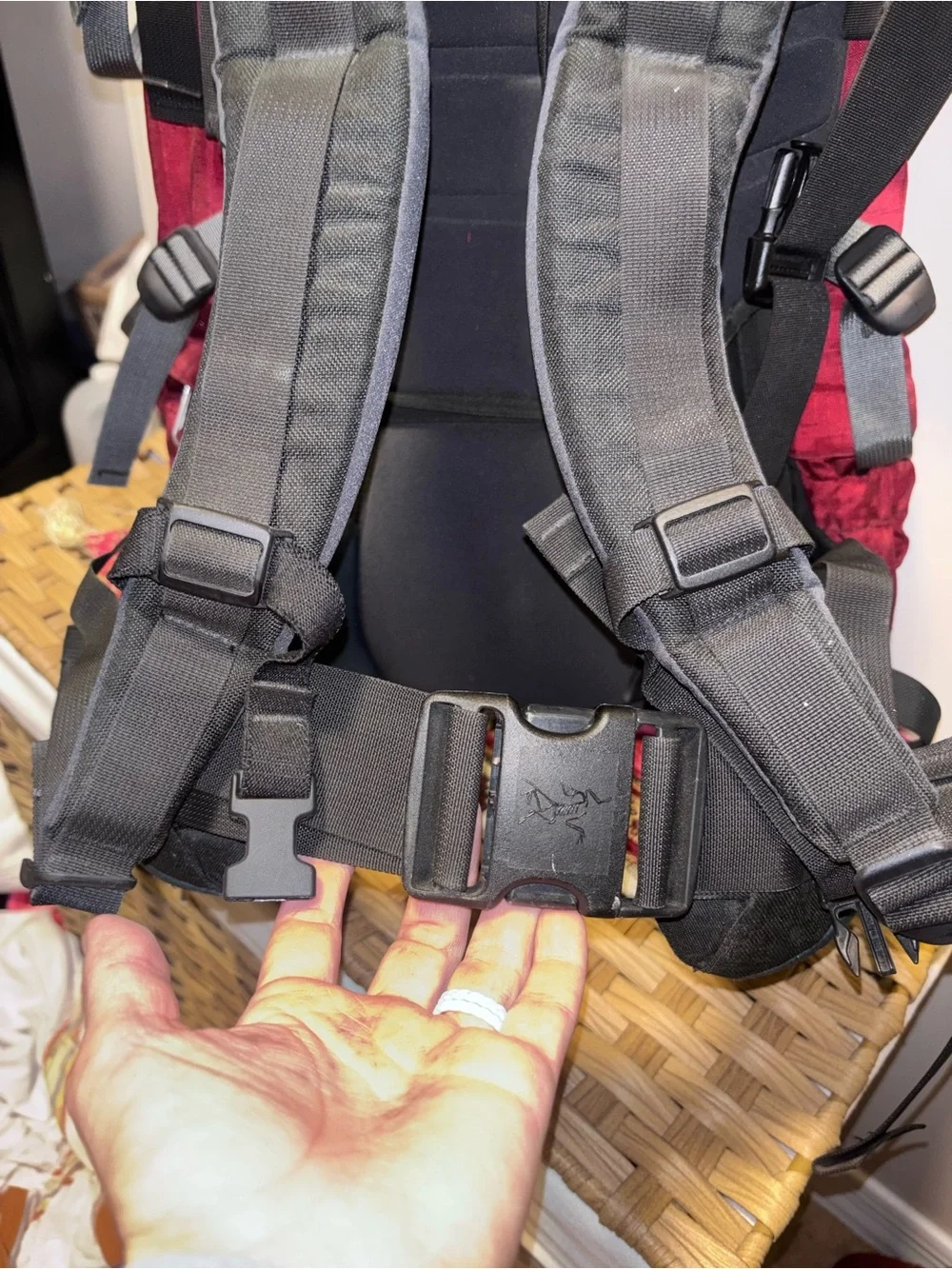 Arcteryx load padded logo