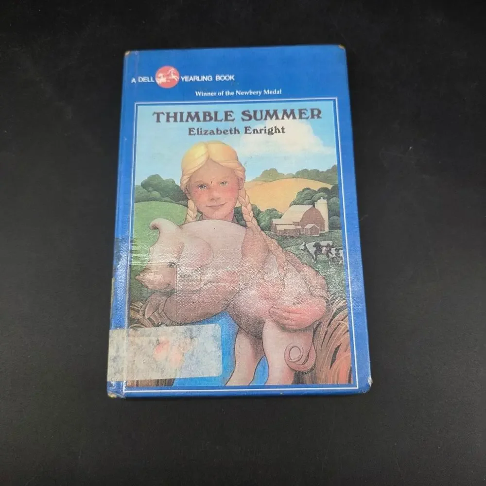 Thimble Summer Elizabeth Enright Dell Yearling 1987 Newbery Medal Illustrated