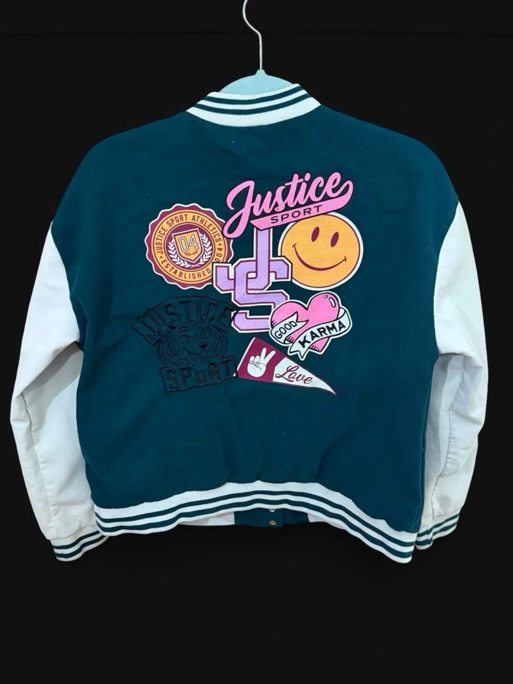 Justice varsity jacket