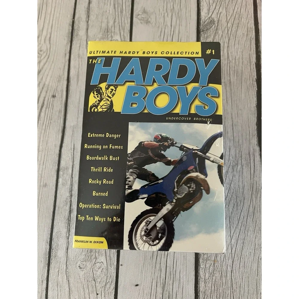 The Hardy Boys Collection Books 1-8 Franklin W Dixon Paperback Box Set Brand New