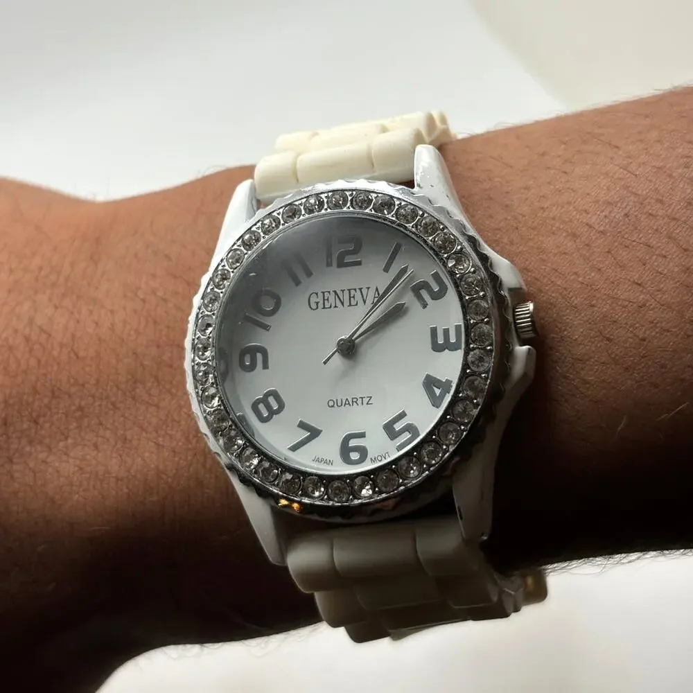 Sliver Crystal men's watch
