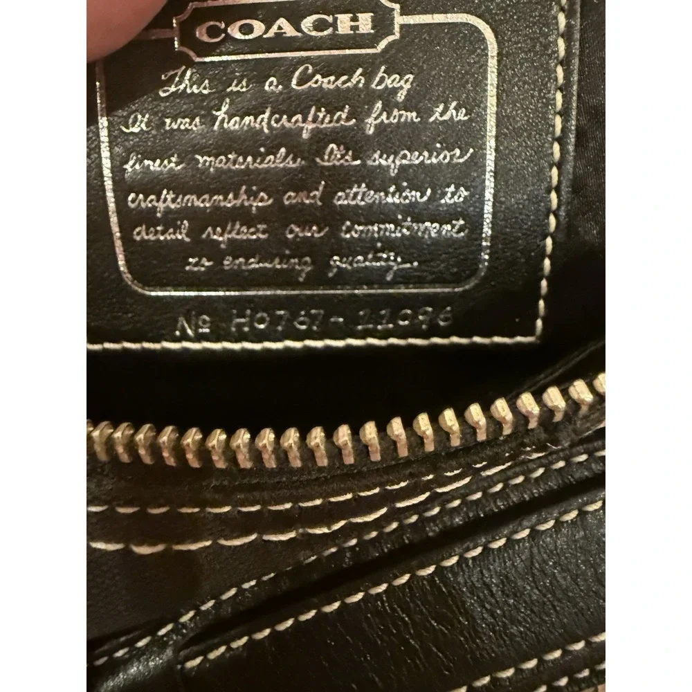 Coach signature black