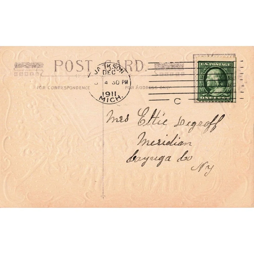 N/A antique embossed