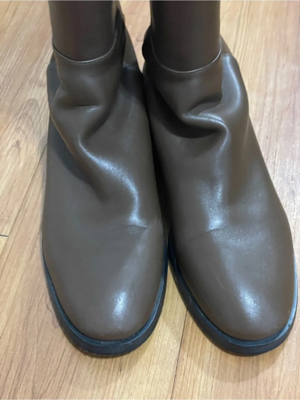 Stuart Weitzman Tall Brown Leather Over-the-Knee Boots