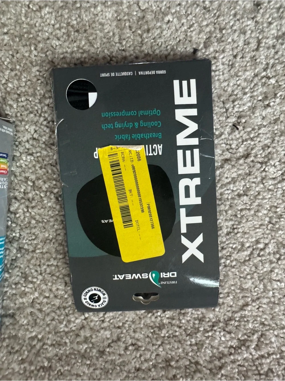 Xtreme Active Fabric Headband - Black
