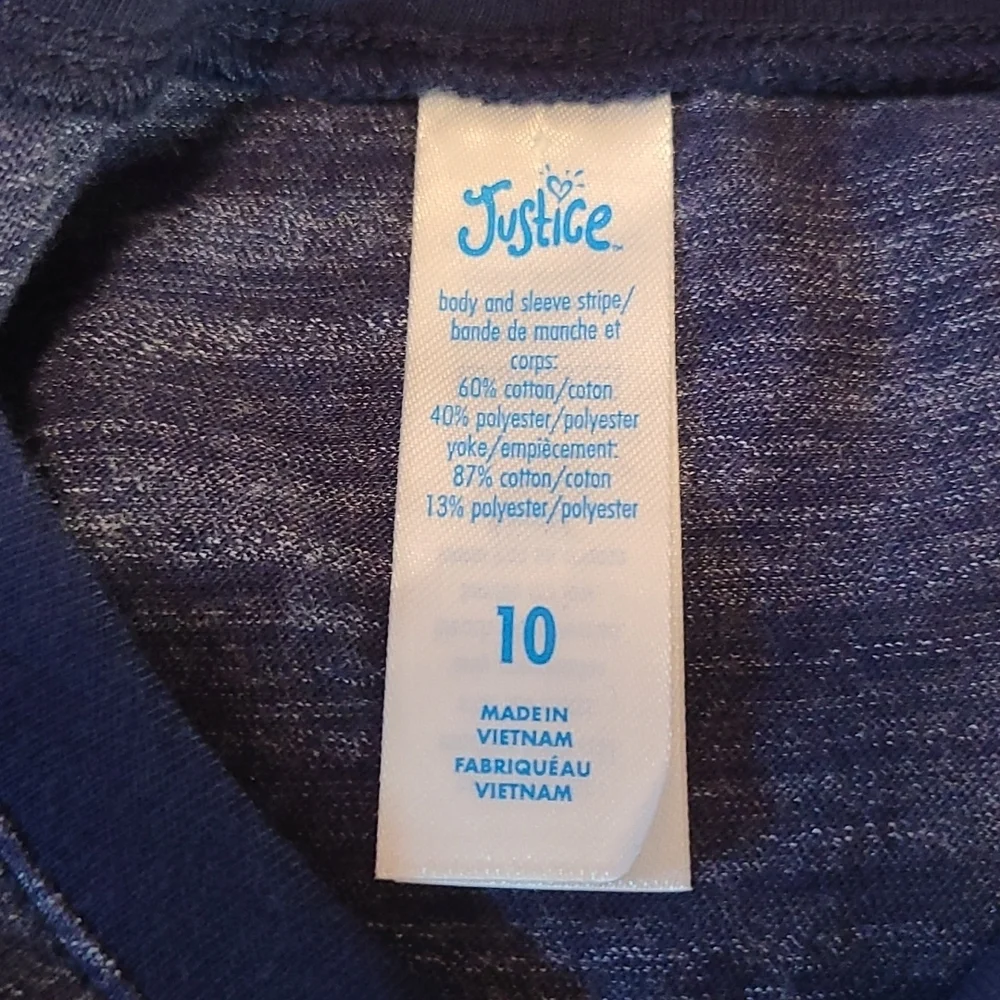 Justice shirt new
