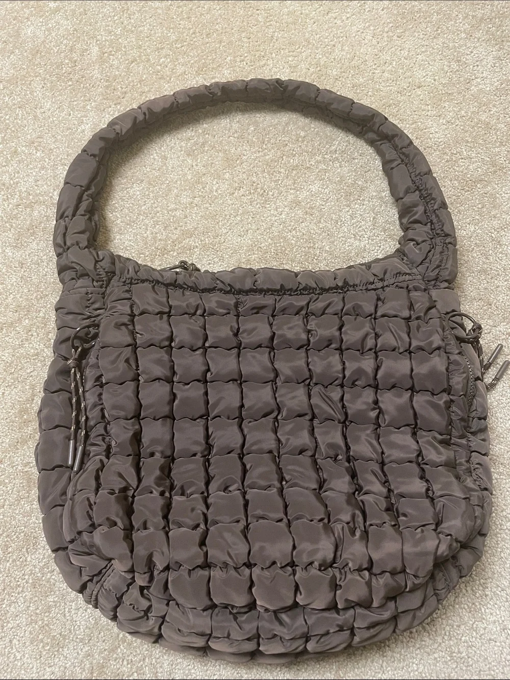 Urban Expressions Tamsin Quilted Puffer Hobo Bag