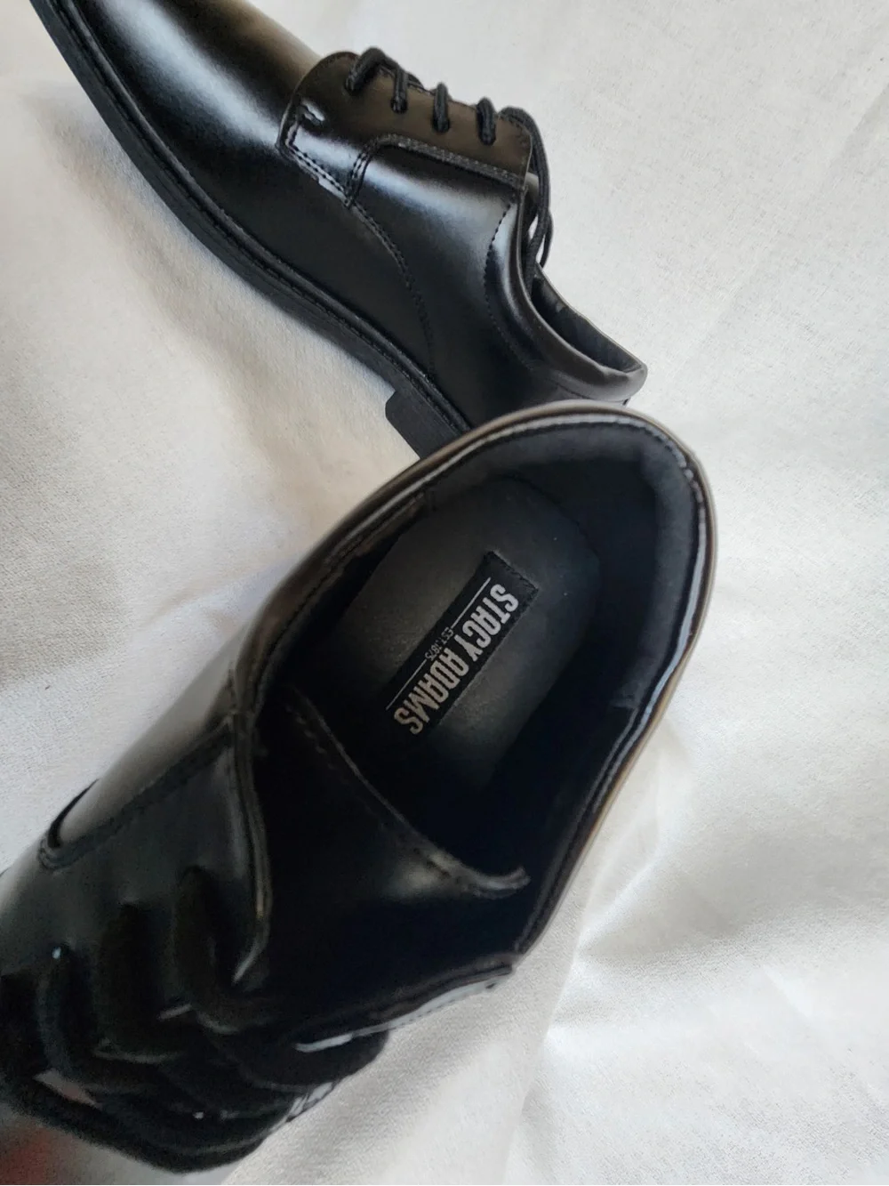 Stacy Adams polished black