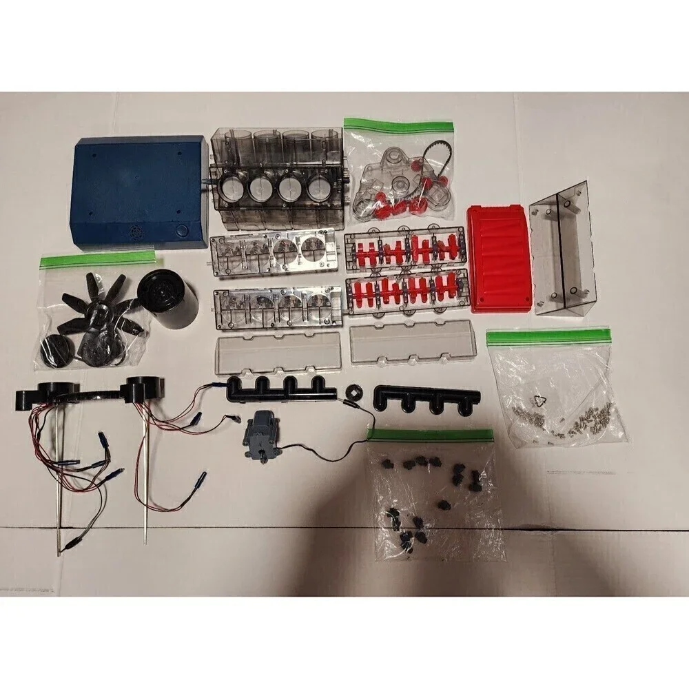 Playz V8 Combustion Engine Model Building Toy Kit