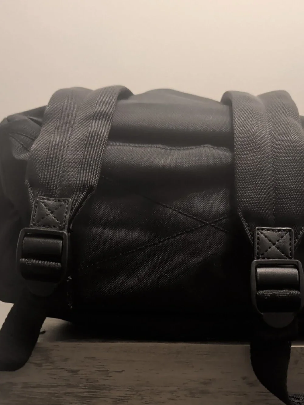Marc Jacobs Black Backpack with White Logo