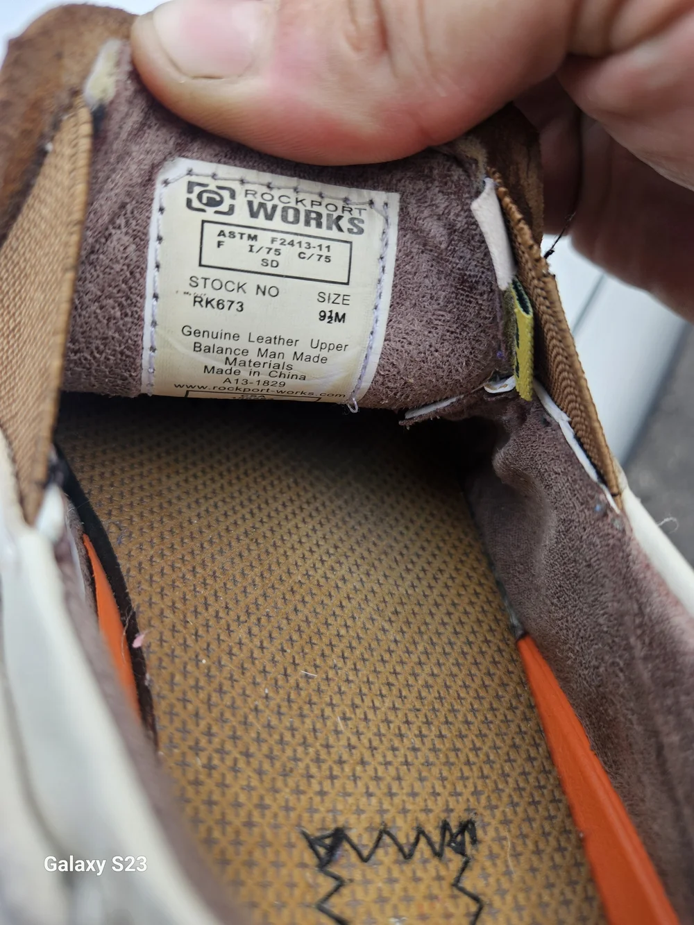 Rockport accents upper shoes
