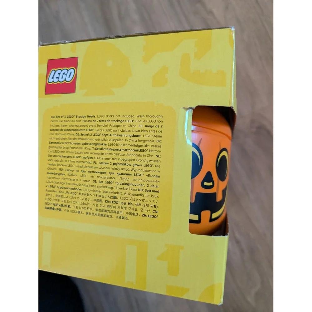 Lego storage head