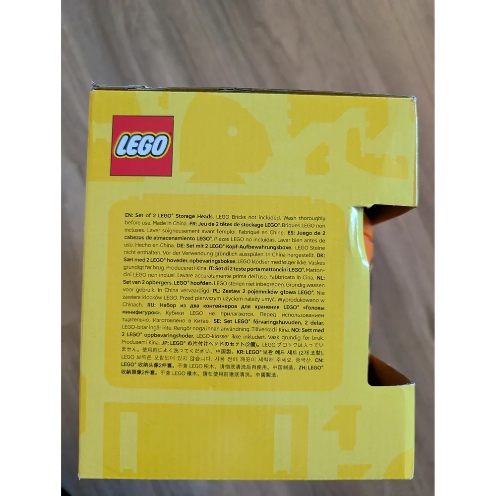 Lego storage head