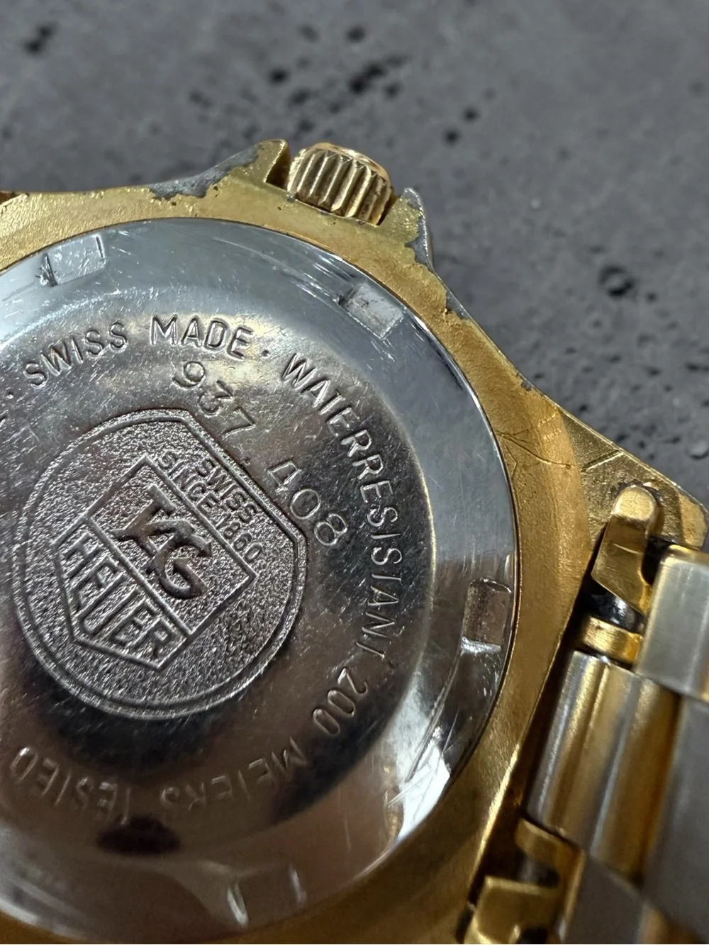 Tag Heuer vintage tag