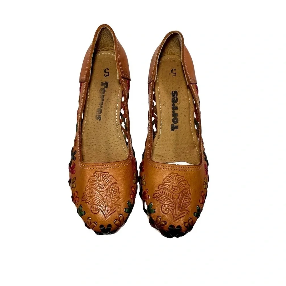 Torres leather wedges