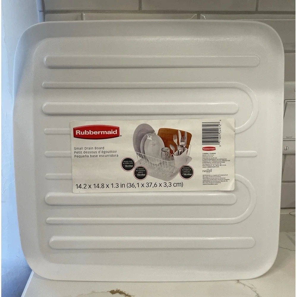 Rubbermaid Small DishDrain Board White 14.2