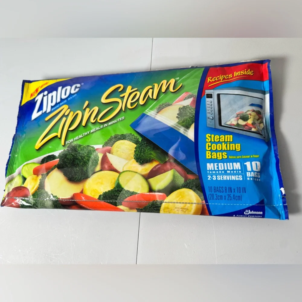 Ziploc zip steam