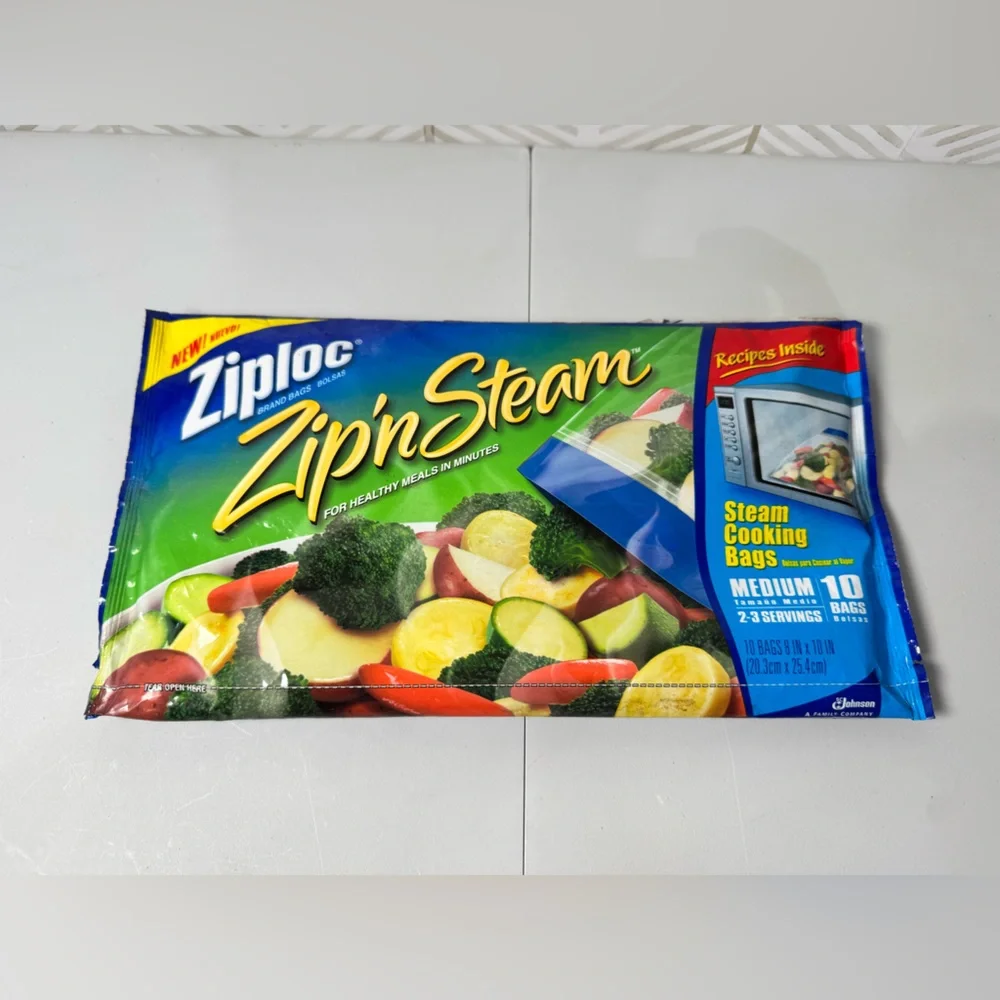 Ziploc zip steam