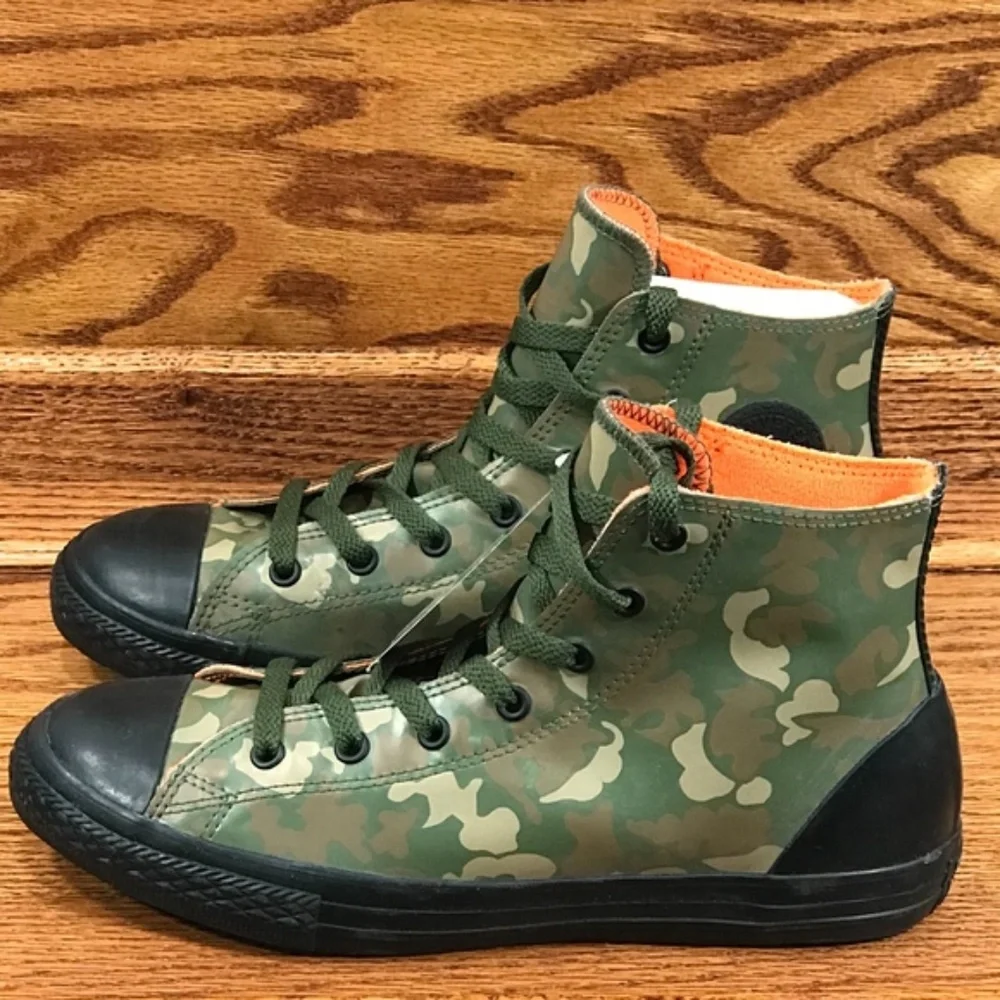 Converse Chuck Taylor All Star Rubber Hi Camo Shoes 651679C Size Junior 6