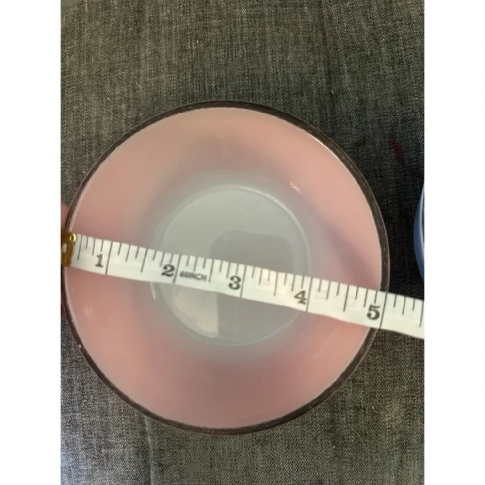 Fire King red bowl