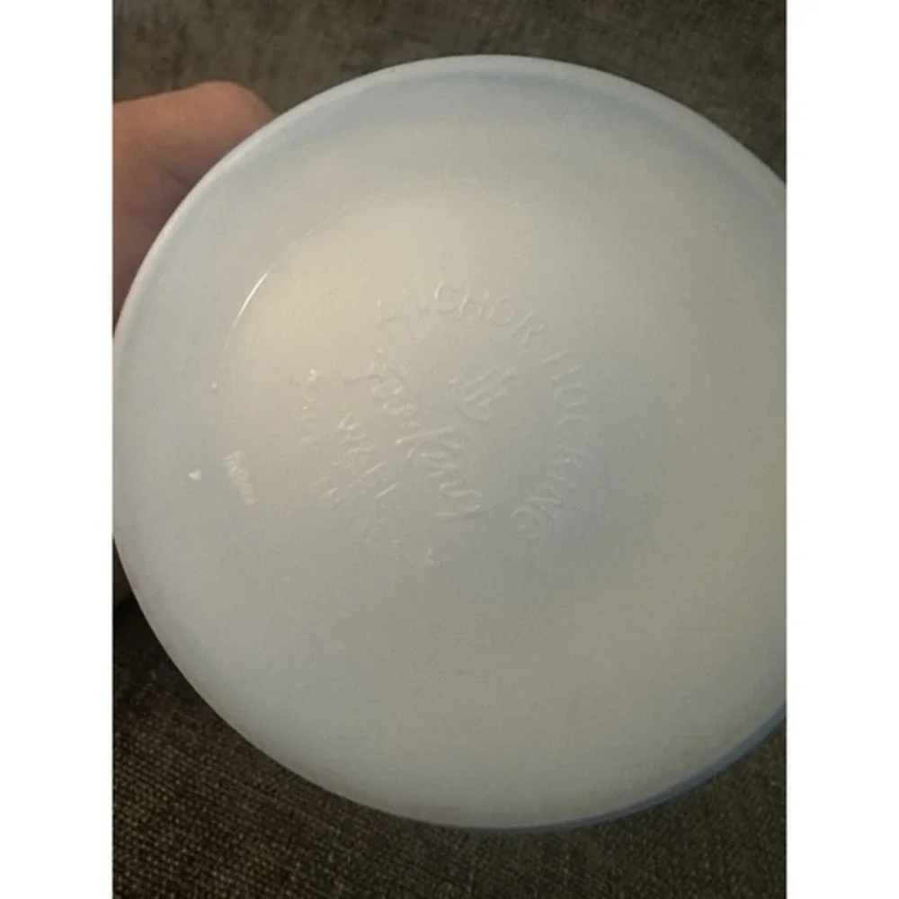 Fire King red bowl