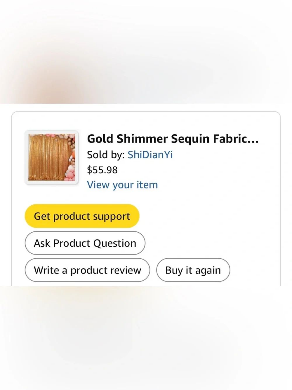 N/A shimmering gold