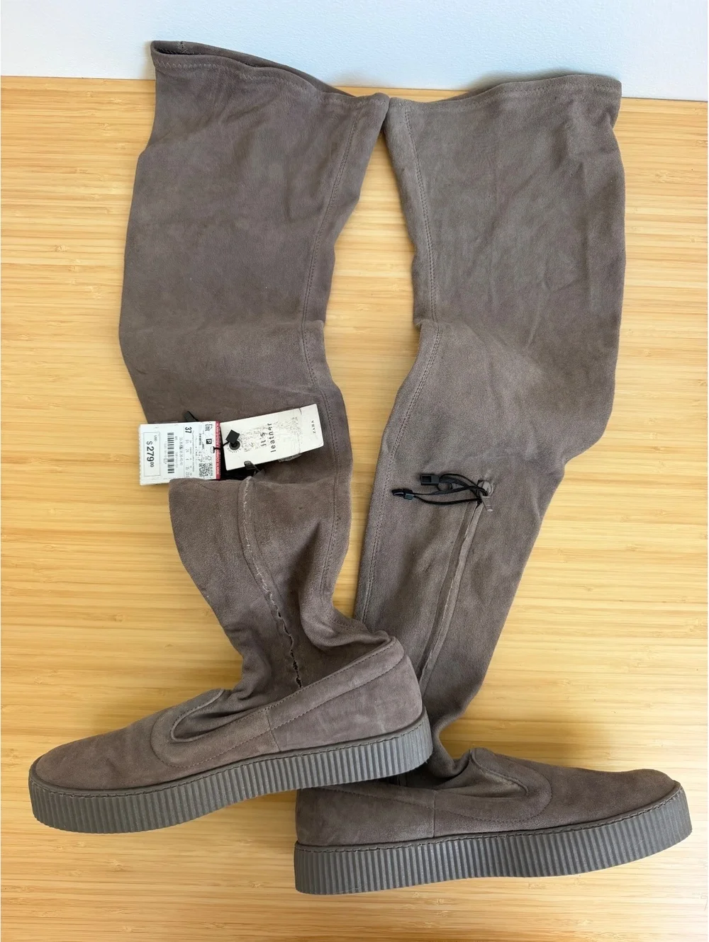 Zara description taupe