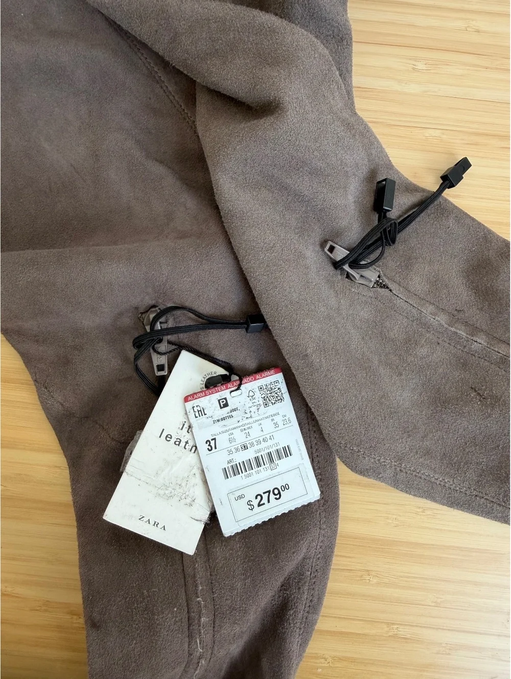 Zara description taupe