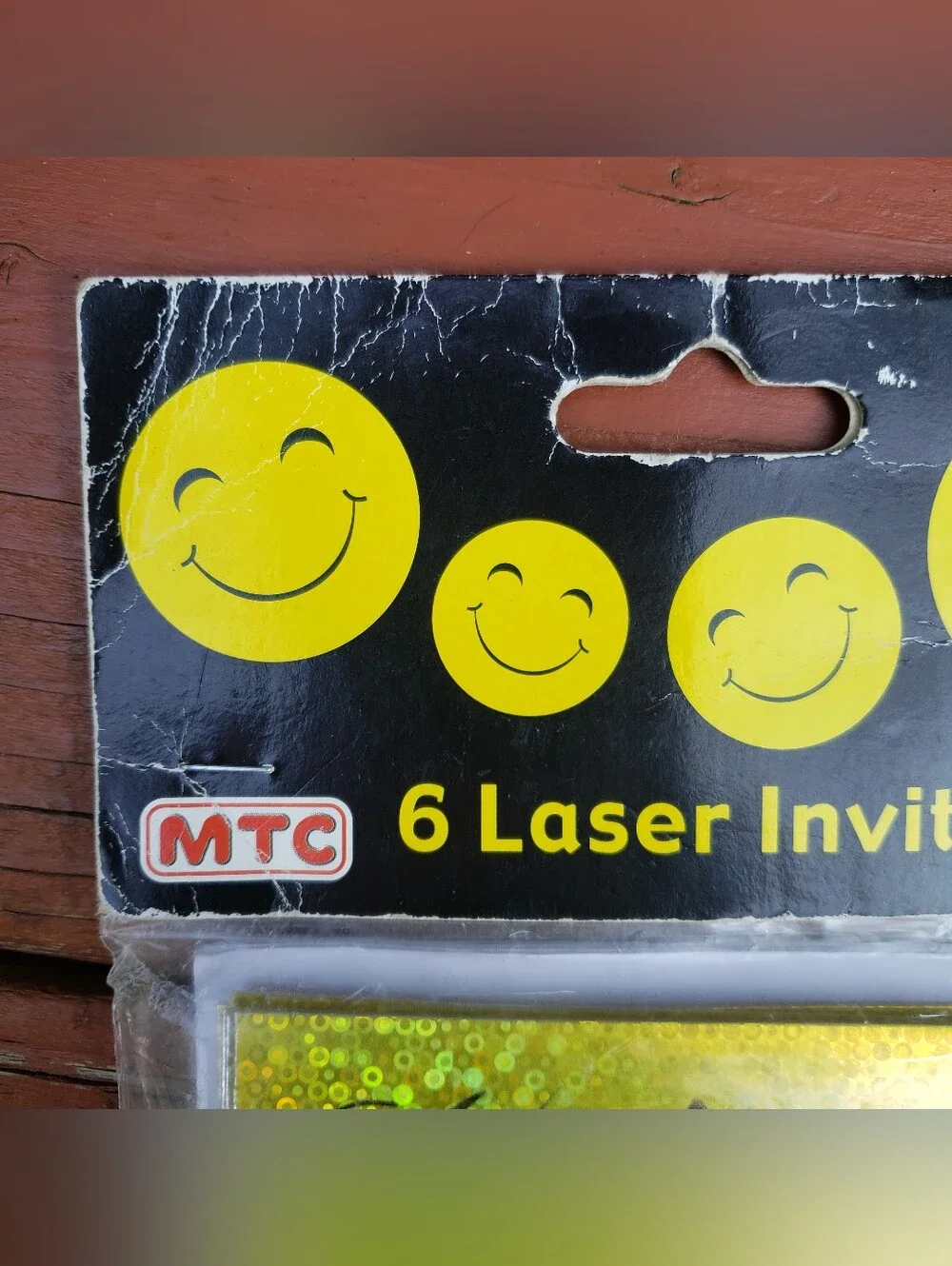 (6) You’re Invited Yellow Smiley Face Invitations By MTC