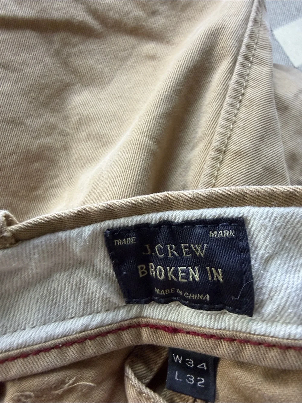 J. Crew tan khaki