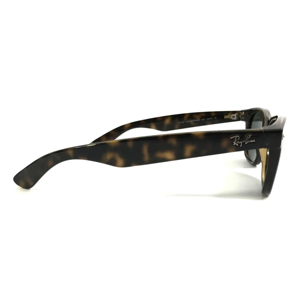 Ray-Ban Sunglasses RB2132 New Wayfarer 902 Tortoise With Green Lenses 55 Mm