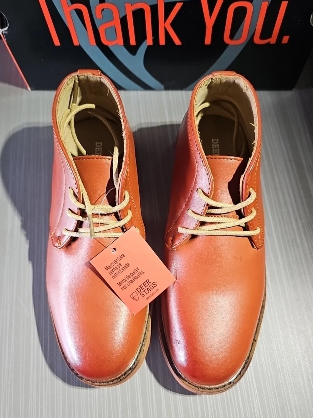 Deer Stags Boys Ballard Luggage‎ HTEC Chukka Dress Boots Boys 1M NEW In Box
