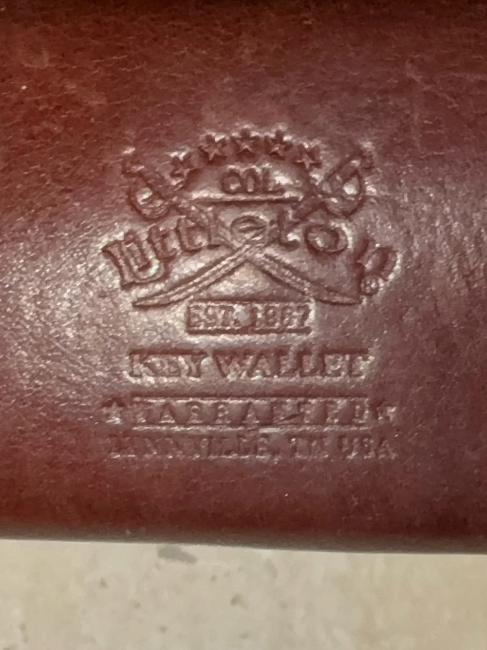 Vintage Leather Key Pouch
