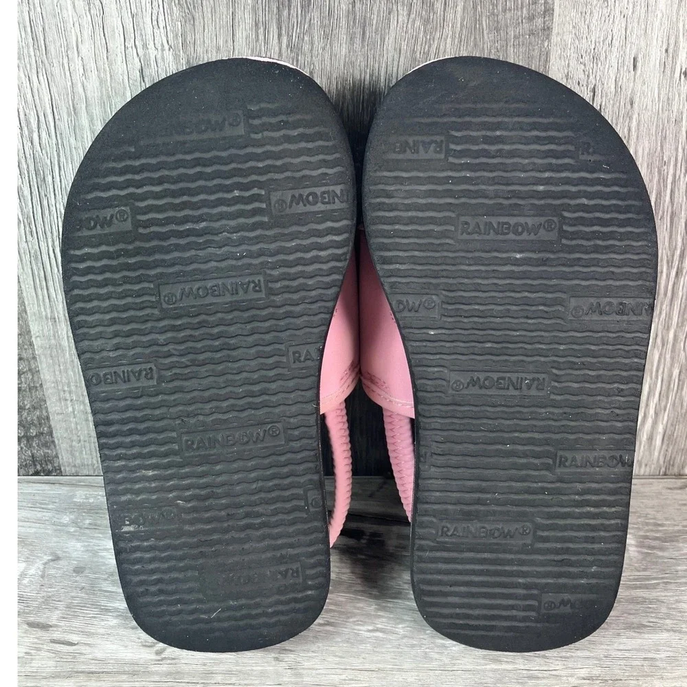 Rainbow sandals pink