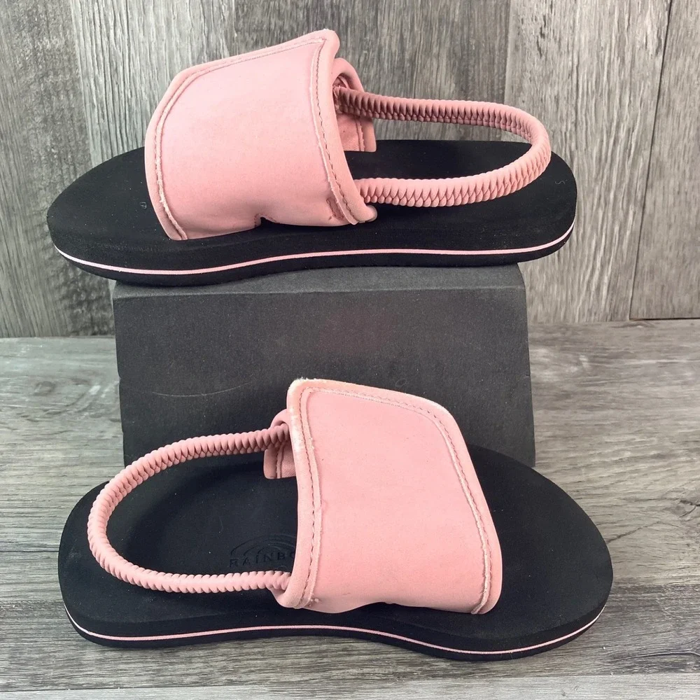 Rainbow sandals pink